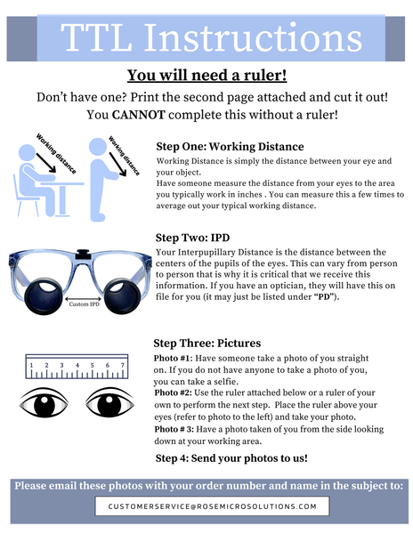 3.5 TTL Loupe on RayBan Club Master Frame